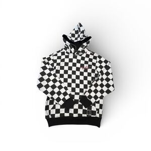 Tony Hawk Black and White Checkered Hoodie